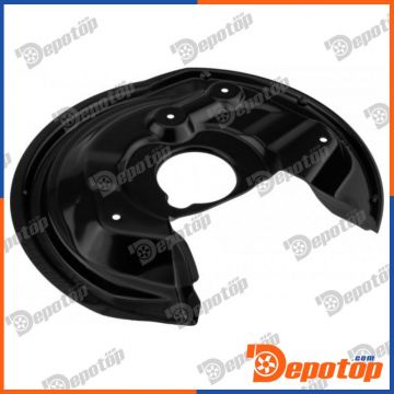 Déflecteur, disque de frein arrière droite pour VW | HTO-VW-067, 179872